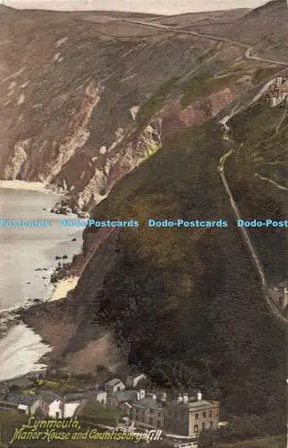 R195837 Lynmouth Manor House and Countisbury Hill Peacock Series No 571P