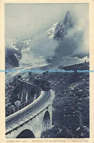 R195876 Chamonix Mont Blanc Chemin de Fer du Montanvert et Aiguille du Dru Monni