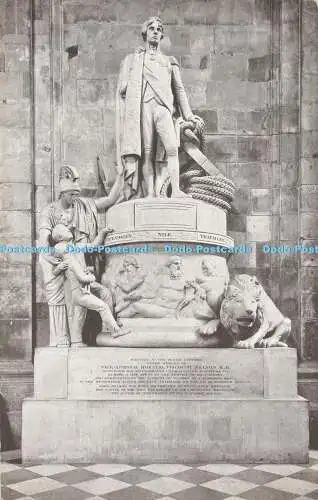 R195910 St Pauls Cathedral London Lord Nelsons Monument R H Brewster