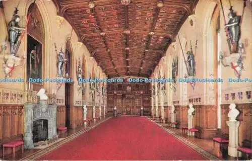 R197276 St Georges Hall The State Apartments Windsor Castle offizielles Oilette-Set