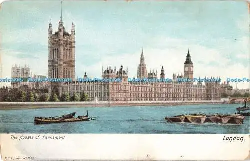 R194895 The Houses of Parliament London F H London No 1002 Hartmann