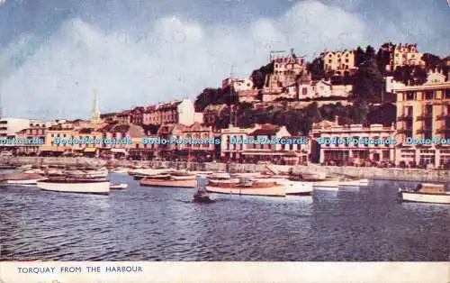 R194897 Torquay from the Harbour Photochrom 1953