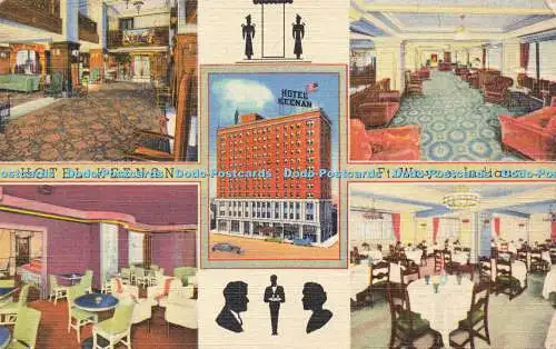 R195920 Hotel Keenan Ft Wayne Indiana Fort Waynes C T Art Colorone Multi View