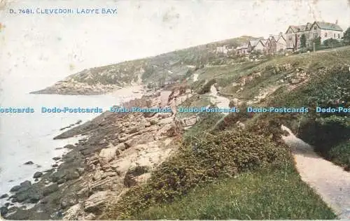 R194900 D 7481 Clevedon Ladye Bay Celesque Serie Photochrom 1914