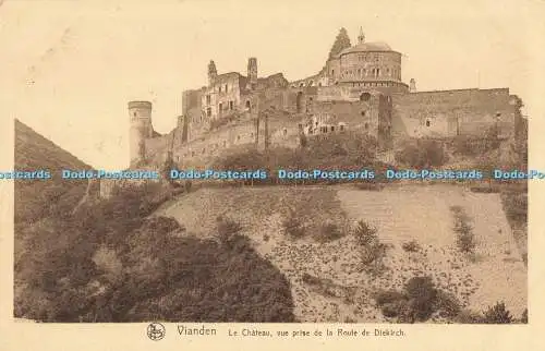 R197317 Nels Vianden Le Chateau vue prise de la Route de Diekirch Ern Thill Seri