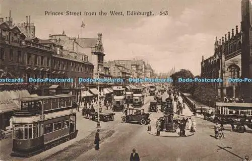 R194939 Princes Street from the West Edinburgh 643