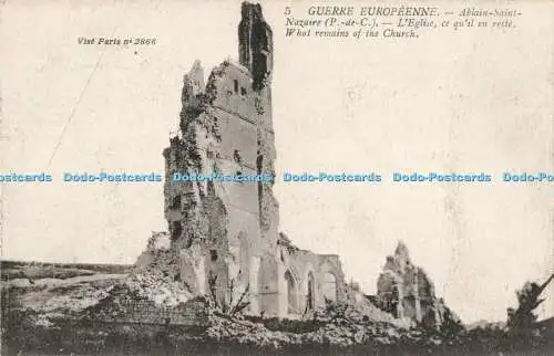 R197321 5 Guerre Europeenne Was vom Kirchenschraubstock Paris Nr 2866 Abgabe F übrig bleibt