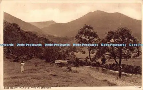 R193470 Beddgelert Watkins Path to Snowdon 77720 Photochrom 1938