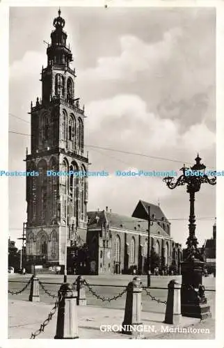 R195967 Groningen Martinitoren van Leer J G v Agtmaal 1958