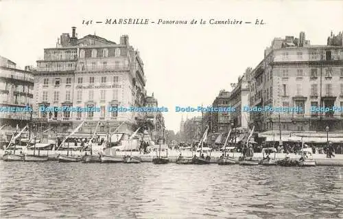 R194948 141 Marseille Panorama de la Cannebiere LL