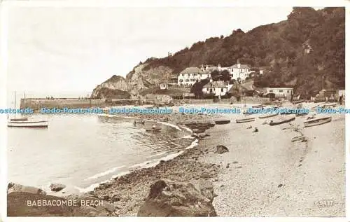 R197363 Babbacombe Beach Valentines Photo Brown