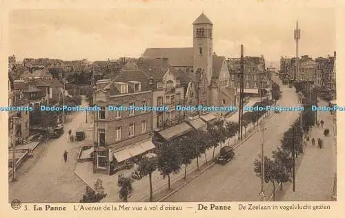 R197400 Albert 3 La Panne LAvenue de la Mer vue a col doiseau A Dohmen