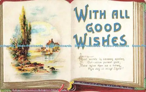 R197423 Mit allen guten Wünschen Gute Worte in der Saison gesprochen 410