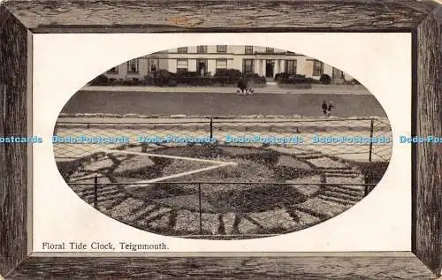 R193576 Floral Tide Clock Teignmouth Edwards Clarence Series No 265