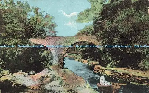 R198683 Old Weir Bridge Killarney Fine Art Post Card Shureys Publications 1908