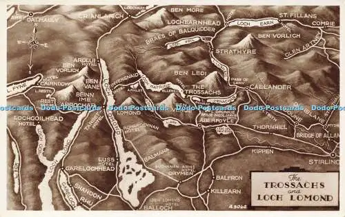 R197474 The Trossachs and Loch Lomond Valentines RP