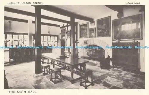 R197480 Hall Ith Wood Bolton Official Series The Main Hall The Hall was the main