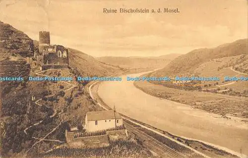 R193624 Ruine Bischofstein und Mosel Franz Wittmann