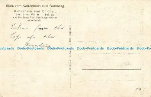 R197482 Blick vom Kaffeehaus zum Goldberg Kaffeehaus zum Goldberg Bes Ernst Mull