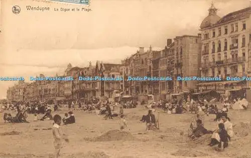 R193636 Nels Wenduyne La Digue et la Plage Frans Demacker Nels 1904