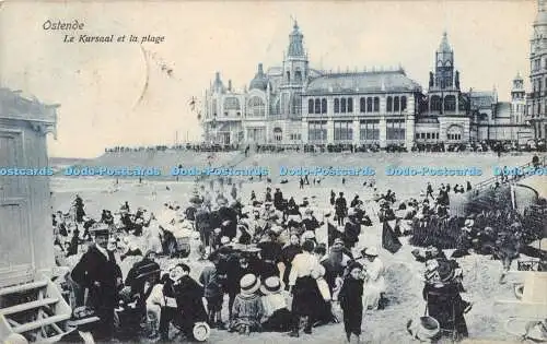 R193637 Ostende Le Kursaal et la plage V G 1913