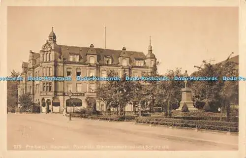 R198716 272 Freiberg i Sachsen Postplatz Bismarckdenkmal und Schultheis