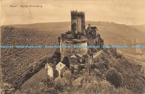 R193649 Moselruine Ehrenburg Franz Wittmann 1909