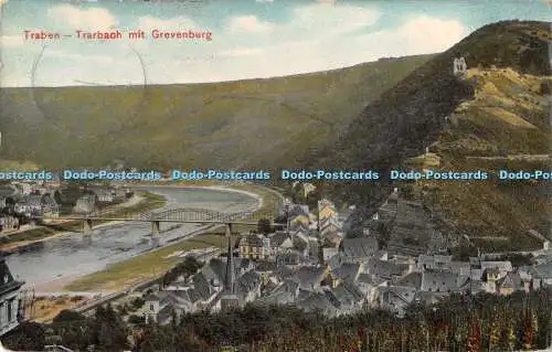 R193651 Traben Trarbach mit Grevenburg Dr Trenkler 1905 1909