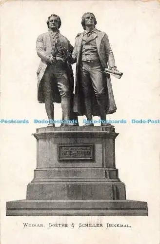 R196153 Weimar Goethe und Schiller Denkmal