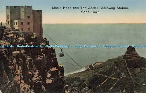 R195139 Lions Head and The Aerial Cableway Station Kapstadt