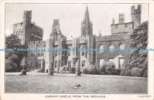 R193655 Cardiff Castle from the Grounds