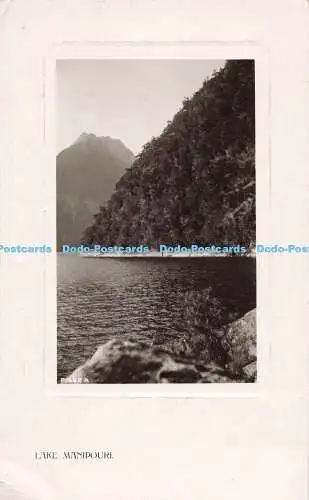 R196169 Lake Manipouri Rotary Photographic Plate Sunk Gem Series