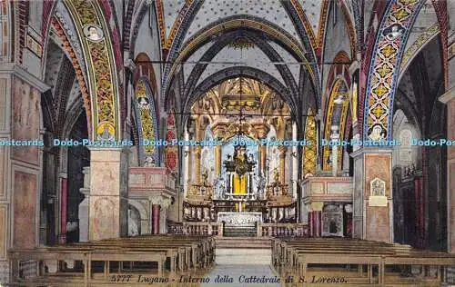R193667 5777 Lugano Interno della Cattedrale di S Lorenzo Paul Bender