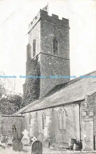 R195166 Caister Church Near Yarmouth Elite Pictorial Postcard Machine 1905