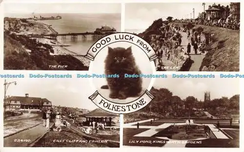 R198747 Good Luck from Folkestone RP Valentines Multi View