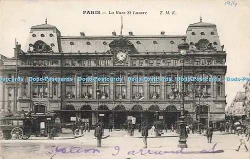 R197535 Paris La Gare St Lazare T M K Timinsky