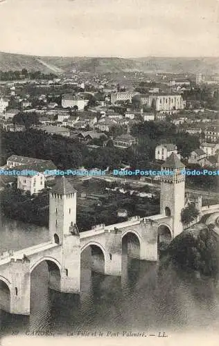 R195173 Cahors La Ville et le Pont Valentre LL