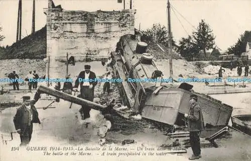 R197545 194 Guerre 1914 1915 La Bataille de la Marne Die Schlacht an der Marne A t