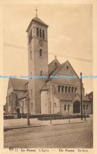 R196216 Albert 77 La Panne LEglise De Panne De Kerk A Dohmen