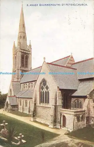 R195228 Bournemouth St Peters Church Celesque Series Photochrom 1918