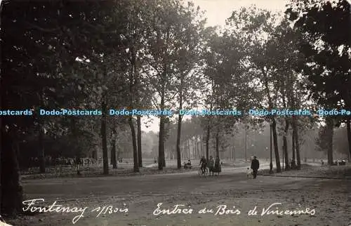 R198873 Fontenays Bois Entree du Bois de Vuicennes Arlix 1953