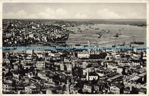 R198893 Istanbul Liman manzarasi Istanbul Vue panoramique du Port Isaac M Ahitou