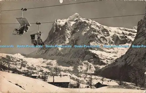 R198894 Bergbahn Grindelwald First Wetterhorn E Schudel 1951