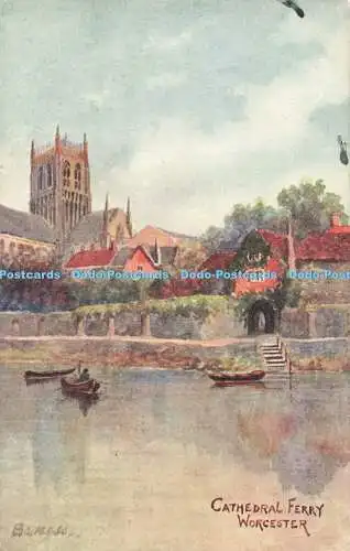 R196336 Cathedral Ferry Worcester The Artist Series J W Ruddock 1906