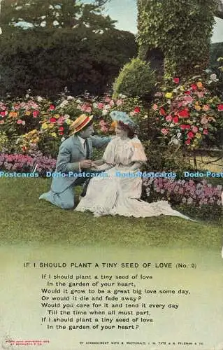 R195321 If I should plant a tiny seed of Love No 2 Bamforth Series No 4538