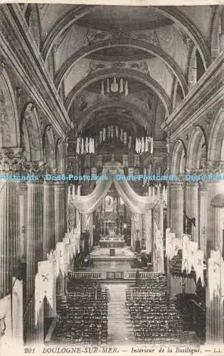 R195333 201 Boulogne Sur Mer Interieur de la Basilique LL Levy Fils