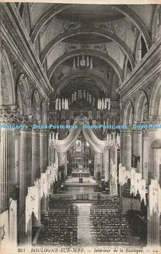 R195336 Boulogne Sur Mer Interieur de la Basilique LL Levy Fils