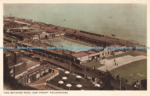 R198911 The Bathing Pool and Front Folkestone B B London