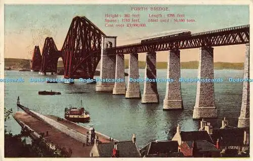 R197701 Forth Bridge Carbo Colour Valentines 1948