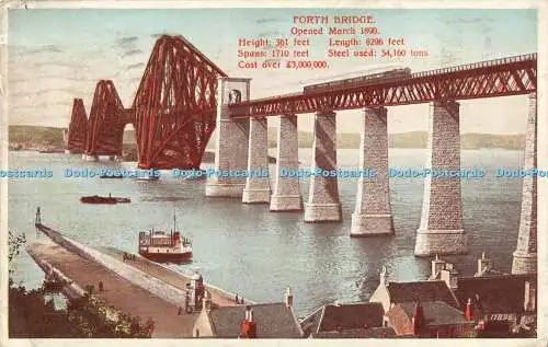 R197702 Forth Bridge Carbo Colour Valentines 1952